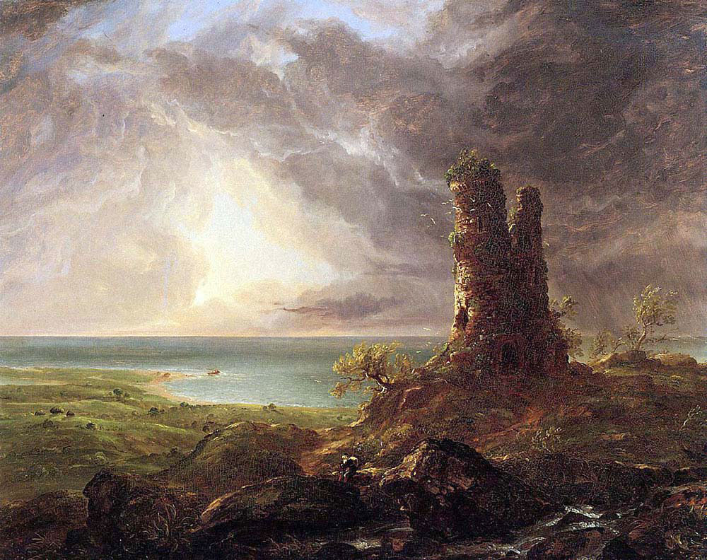 Landscape with Ruined Tower